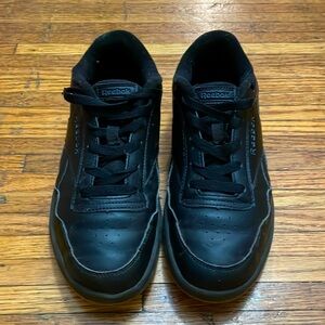 Black Reebok sneakers size 5 big kids